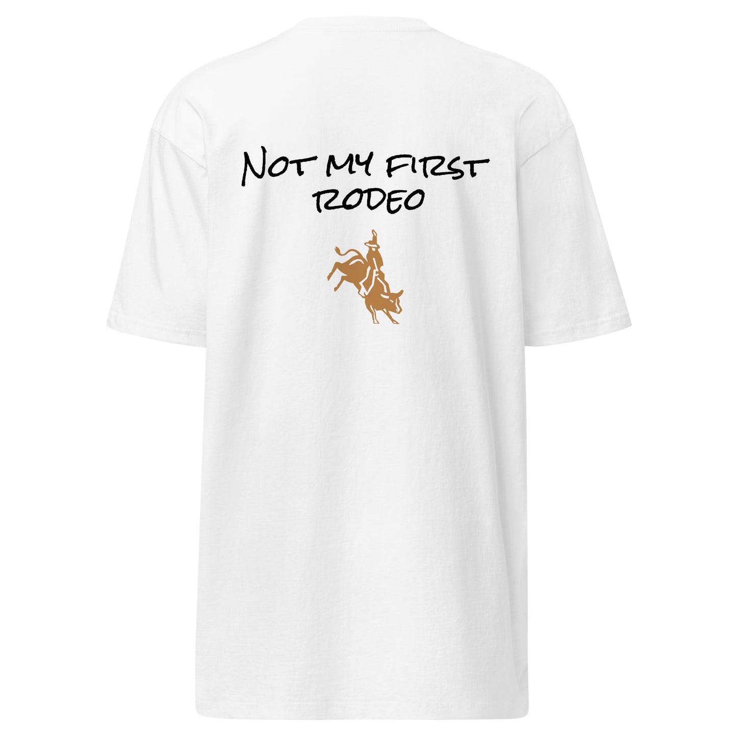 Men’s premium heavyweight tee - Not my first rodeo