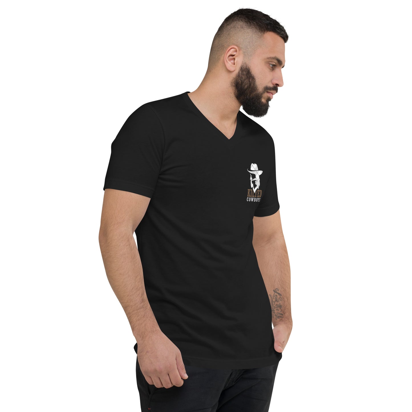 Unisex Short Sleeve V-Neck T-Shirt